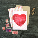 The Noble Paperie - Love You Mama | Mother's Day Valentines Day From Baby Card