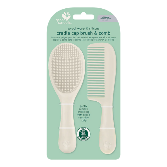 Green Sprouts - Sprout Ware Cradle Cap Baby Brush and Comb