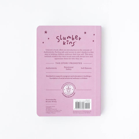 Slumberkins - Unicorn's Authenticity Plush Set - with 2 books!