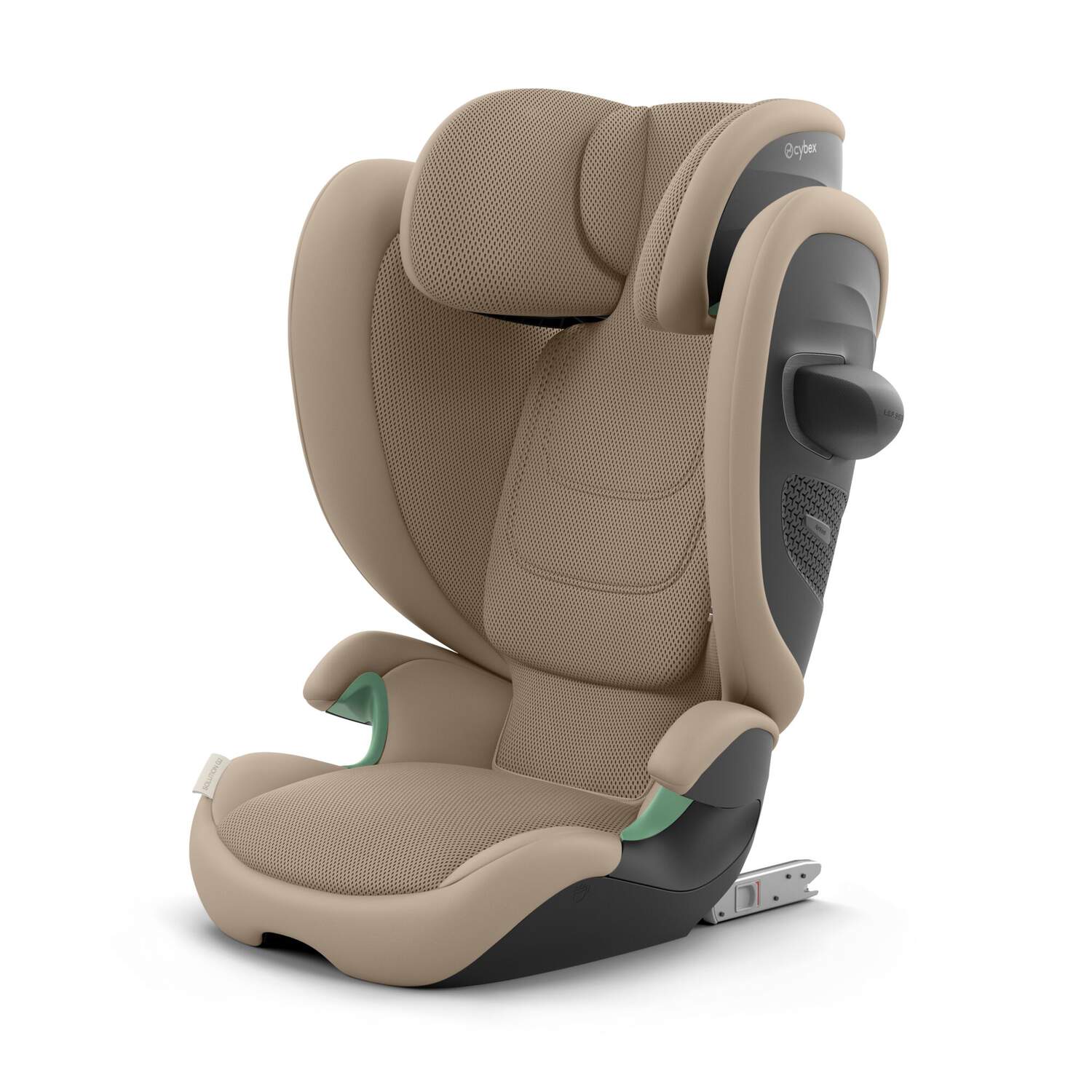 Solution G2 Folding Travel High-Back Booster by Cybex Almond Beige