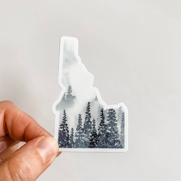 Wildflower Paper Company - Idaho Forest Gray State Sticker