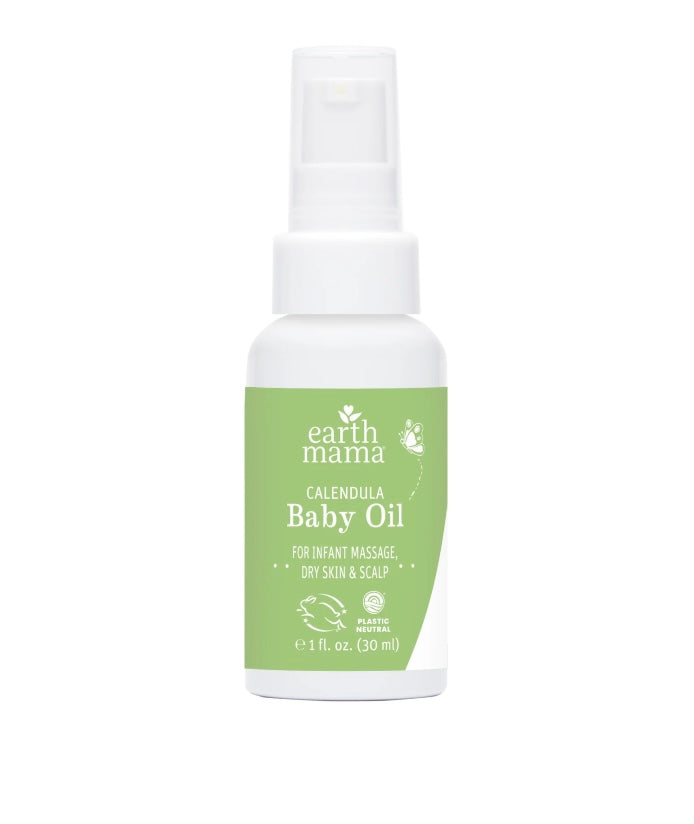 Earth Mama Calendula Baby Oil Inland Mama