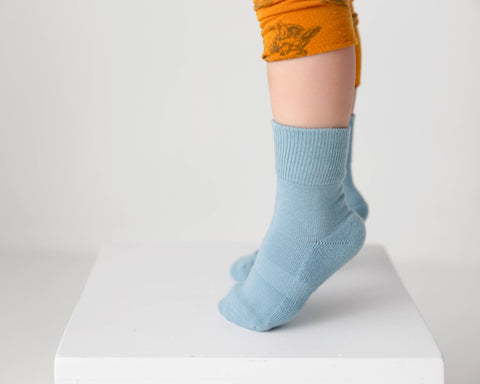 Squid Socks - Baby & Kids Cotton Crew Grip Socks