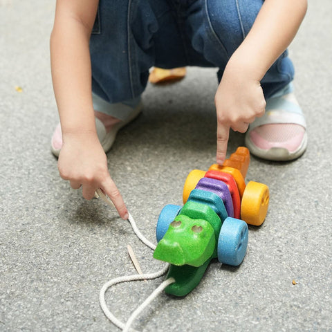 Plan Toys - Rainbow Alligator