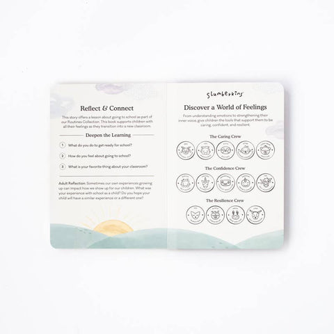 Slumberkins - Sloth's Routines Plush Snuggler Set - with 2 books!