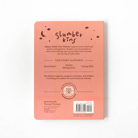 Slumberkins - Alpaca's Stress Relief Plush Set - with 2 books!