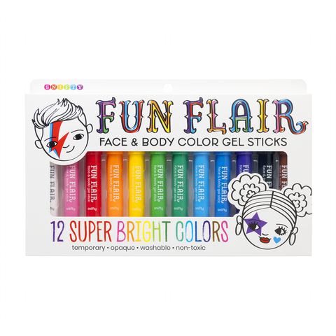 Snifty - Fun Flair Face & Body Color Gel Sticks Set