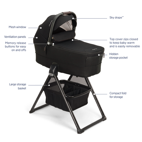 nuna - MIXX Series Bassinet + Stand