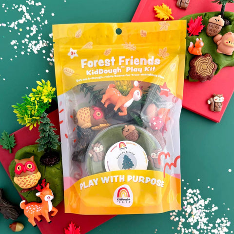 Earth Grown KidDoughs - Forest Friends KidDough Play Kit