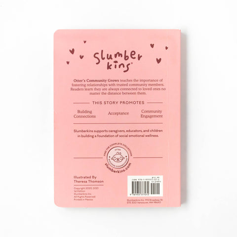 Slumberkins - Otter's Building Connections Plush Set - with 2 books!