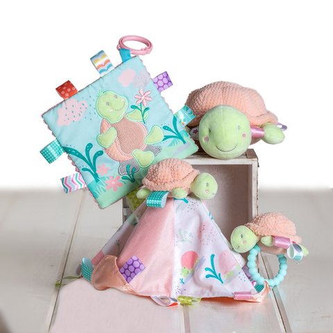 Mary Meyer Taggies Tippy Turtle Teether Rattle - image 2
