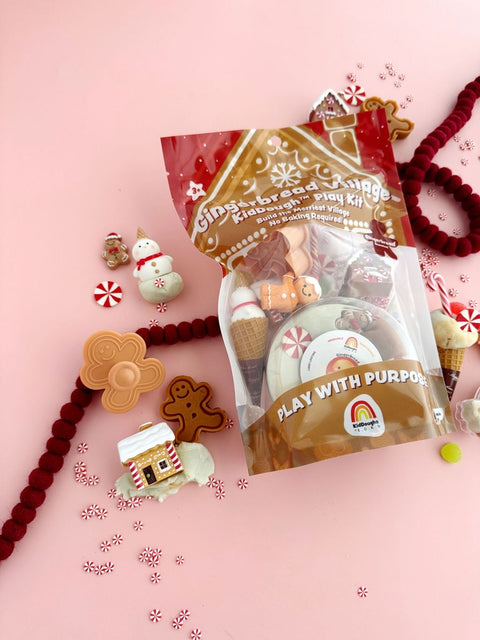 Earth Grown KidDoughs - Gingerbread Village KidDough Play Kit