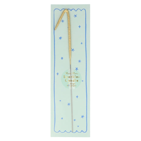 Meri Meri - Gold Sparkler Numbers 0 To 9, Star, & Heart Candles