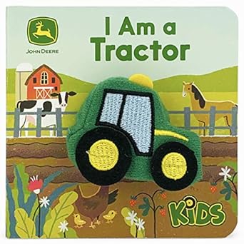 Cottage Door Press - John Deere I Am a Tractor - Finger Puppet Book