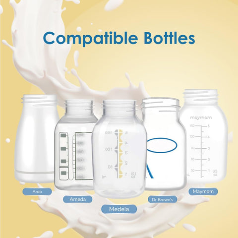 Maymom - Connector Compatible with Medela Flanges 2 pack