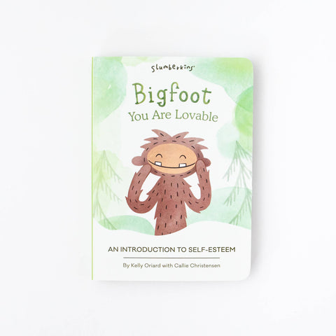 Slumberkins - Bigfoot's Self Esteem Plush Set - with 2 books!