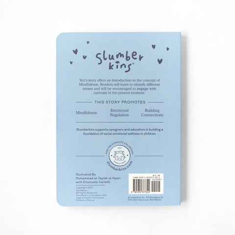 Slumberkins - Yeti's Mindfulness Plush Snuggler Set - with 2 books!