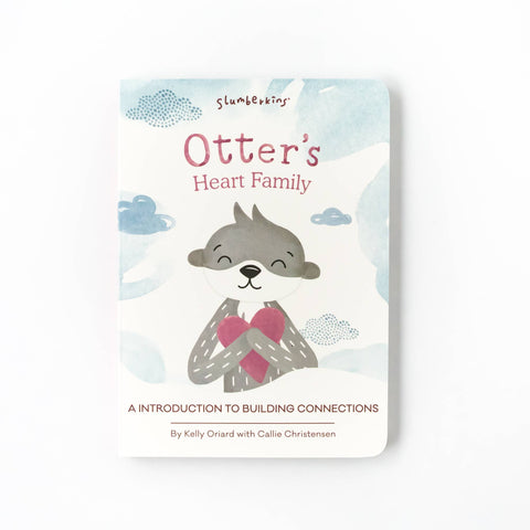 Slumberkins - Otter's Building Connections Plush Set - with 2 books!