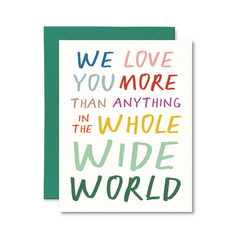 Pretty by Her - More Than Anything In The Whole Wide World Card