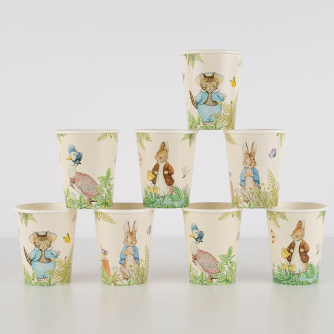 Meri Meri - Peter Rabbit in the Garden Cups