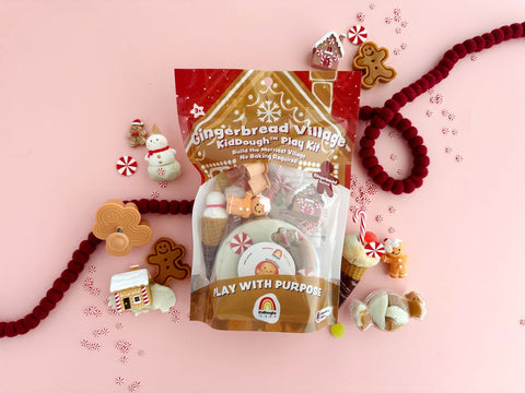 Earth Grown KidDoughs - Gingerbread Village KidDough Play Kit