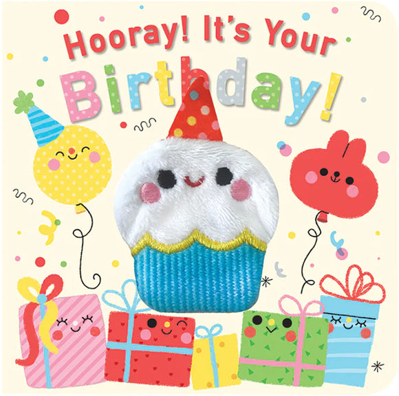 Cottage Door Press - Hooray Its Your Birthday - Finger Puppet Book