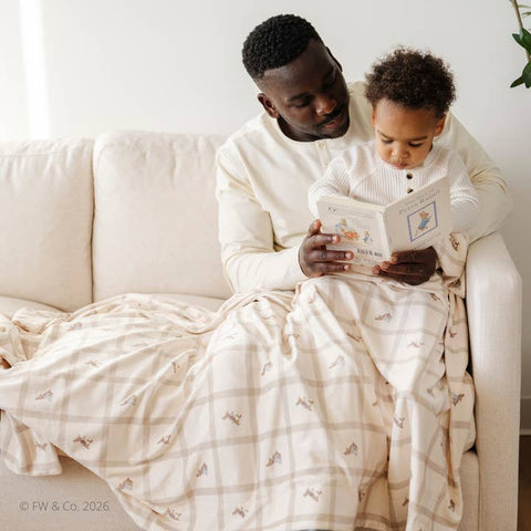 Saranoni - Peter Rabbit Minky Stretch Luxe Blanket