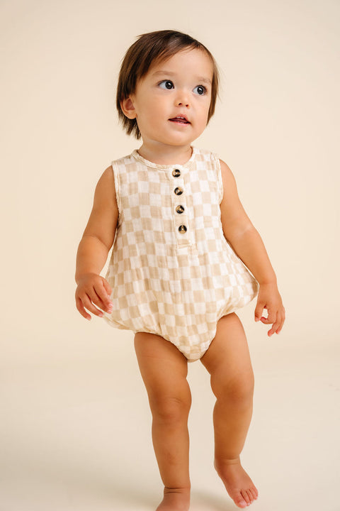 Lou Lou and Company - Cloud Muslin Bubble Romper