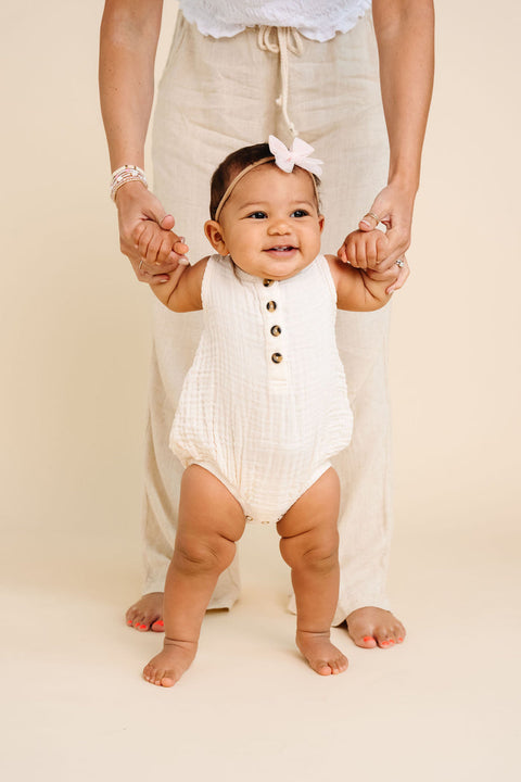 Lou Lou and Company - Cloud Muslin Bubble Romper