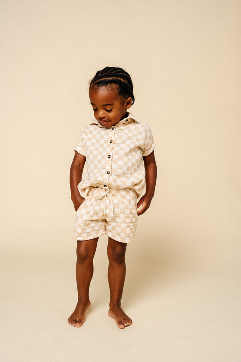 Lou Lou and Company - Cloud Muslin Shirt + Short Set
