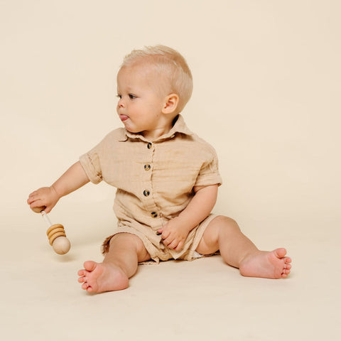 Lou Lou and Company - Cloud Muslin Shirt + Short Set