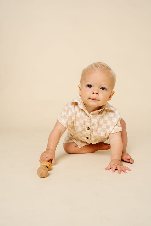 Lou Lou and Company - Cloud Muslin Shirt + Short Set