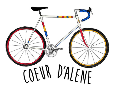 Nice Enough - Coeur d'Alene Road Bike Sticker