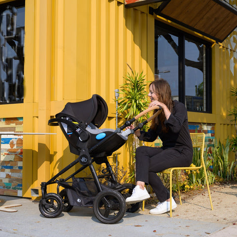 Bumbleride - Era Black + Clek Liing Railroad Ziip Travel System