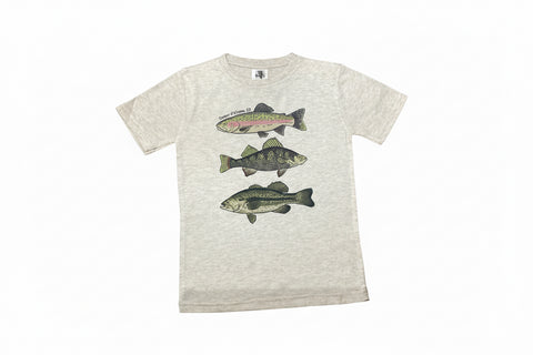 Barefoot Baby - Three Fish Shirt | Coeur d'Alene