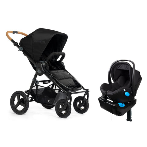 Bumbleride - Era Black + Clek Liing Railroad Ziip Travel System