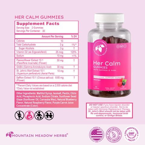 Mountain Meadow Herbs - Her Calm Gummies