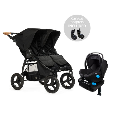 Bumbleride - Indie Twin Black + Clek Liing Railroad Ziip Travel System | Single Seat