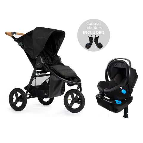 Bumbleride - Indie Black + Clek Liing Railroad Ziip Travel System