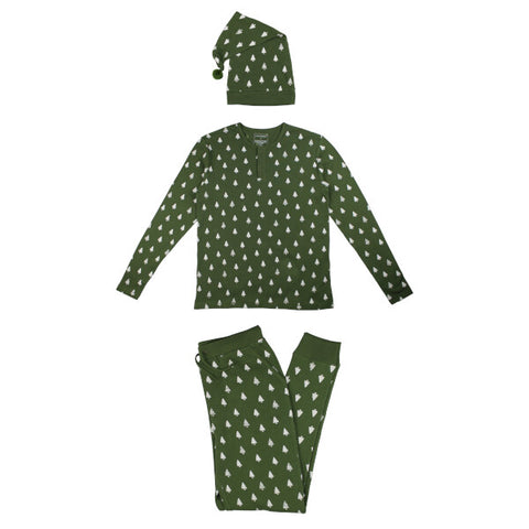 L'ovedbaby - Men's Holiday Thermal PJ & Cap Set