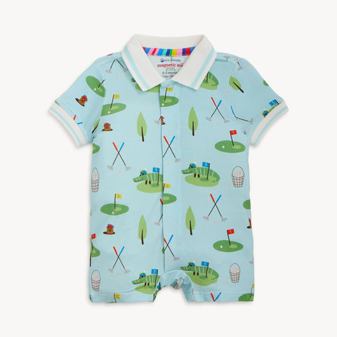 Magnetic Me - Magnetic Polo Romper