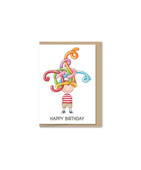 Maginating - Mini Balloon Guy Card