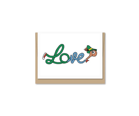 Maginating - Mini Lowly Script Love Card