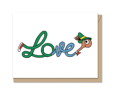Maginating - Lowly Script Love Card
