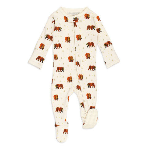 L'ovedbaby - Organic 2-Way Zipper Footie