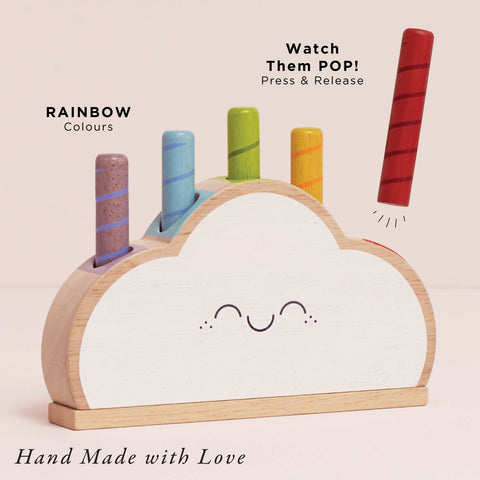 Le Toy Van - Rainbow Cloud Pop-up Toy