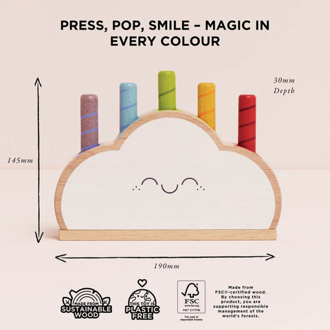 Le Toy Van - Rainbow Cloud Pop-up Toy