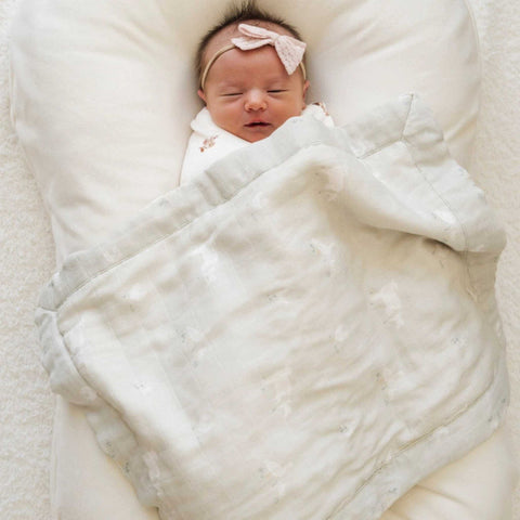 Saranoni - Tori Halford Bamboo Rayon Muslin/Lush Receiving Blanket