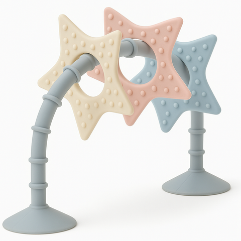 Shnuggle - Stick 'n' Play Sensory Star Toy and Teether