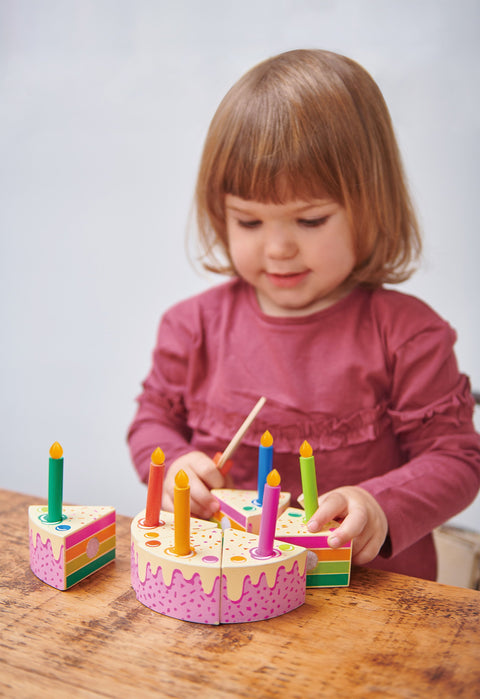 Tender Leaf - Rainbow Birthday Cake